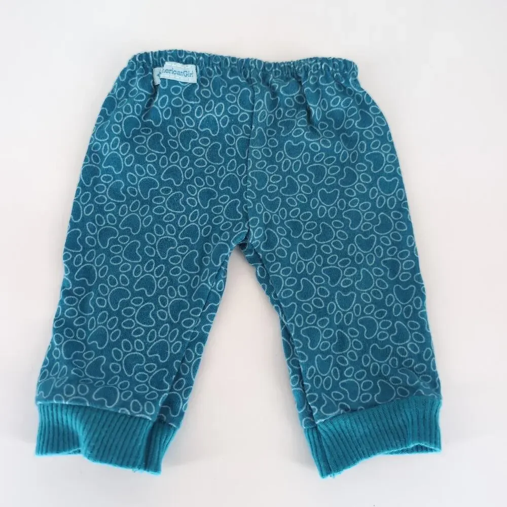 American Girl Doll Retired Blue Two Piece Pomeranian Pajamas Set for 18